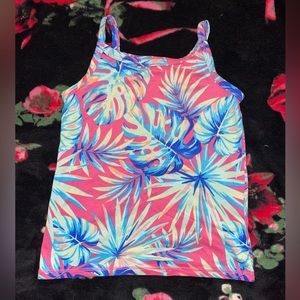 toddler spaghetti strap Hawaiian design top